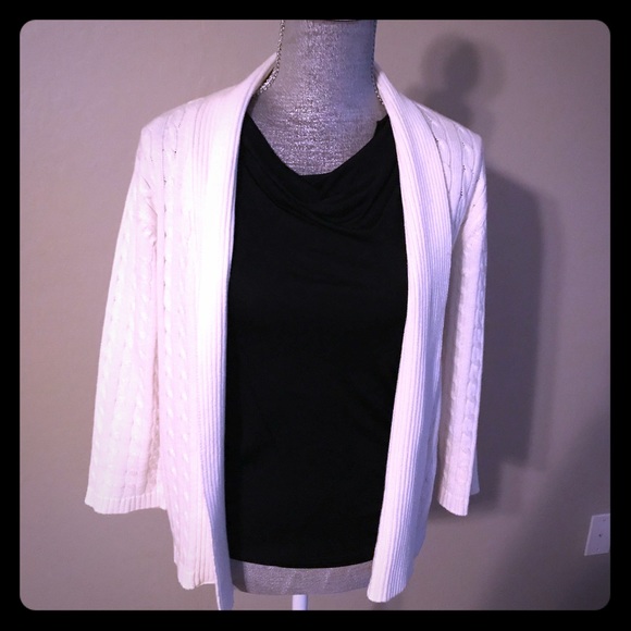 croft & barrow Sweaters - PRICE LOWERED Cream cotton sweater